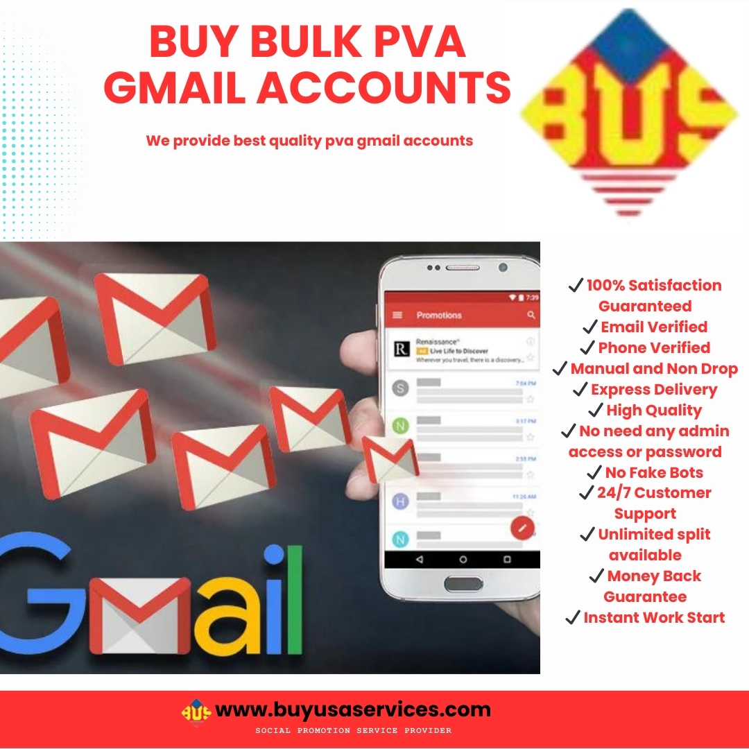 Buy Bulk PVA Gmail Accounts